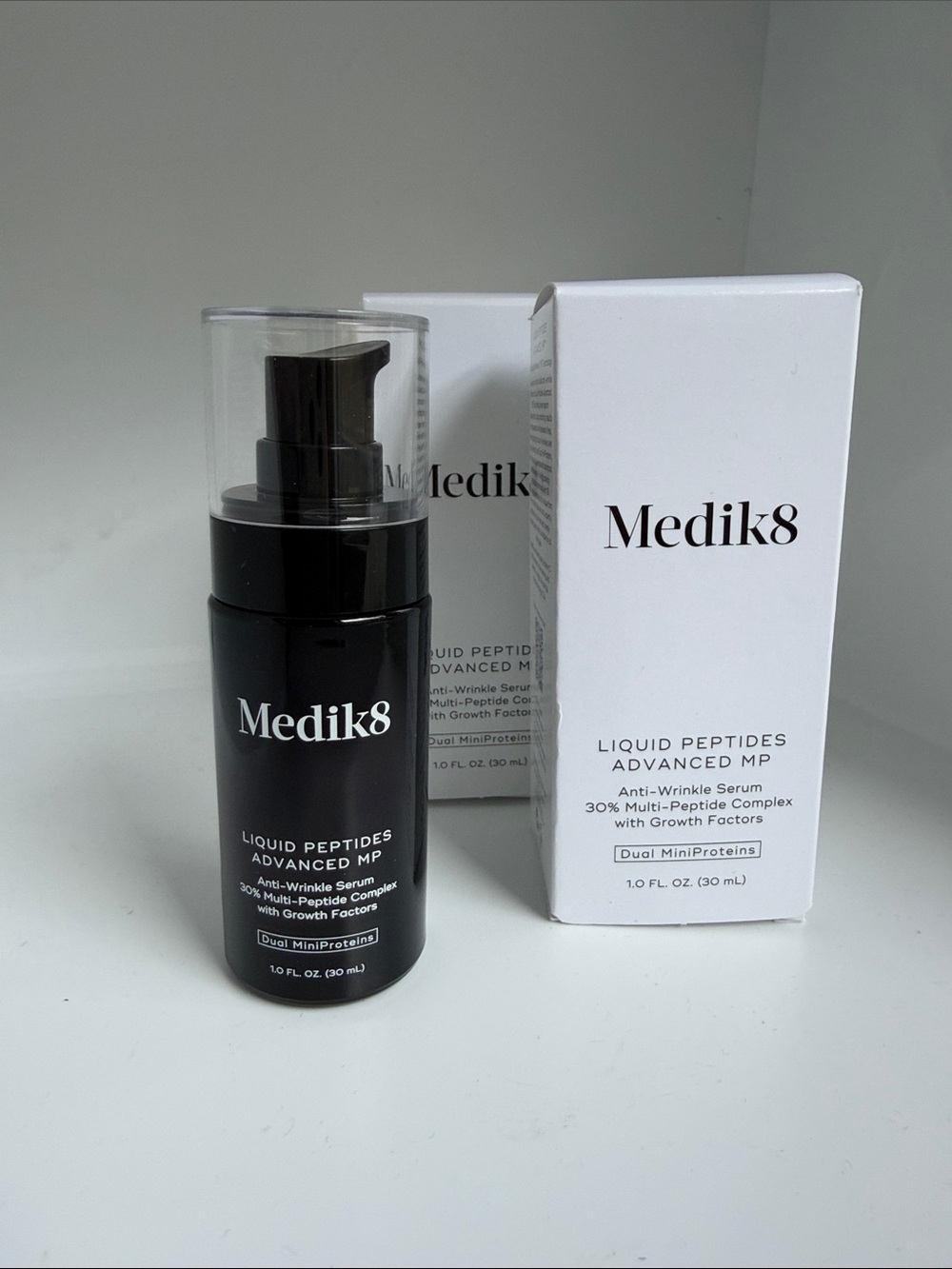 NIB/ NWT Medik8 Liquid Peptides Advanced MP Anti-Wrinkle Serum - 2 pack